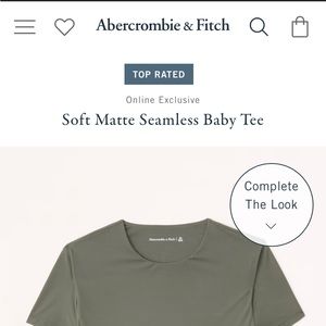 Abercrombie & Fitch Seamless Baby Tee
